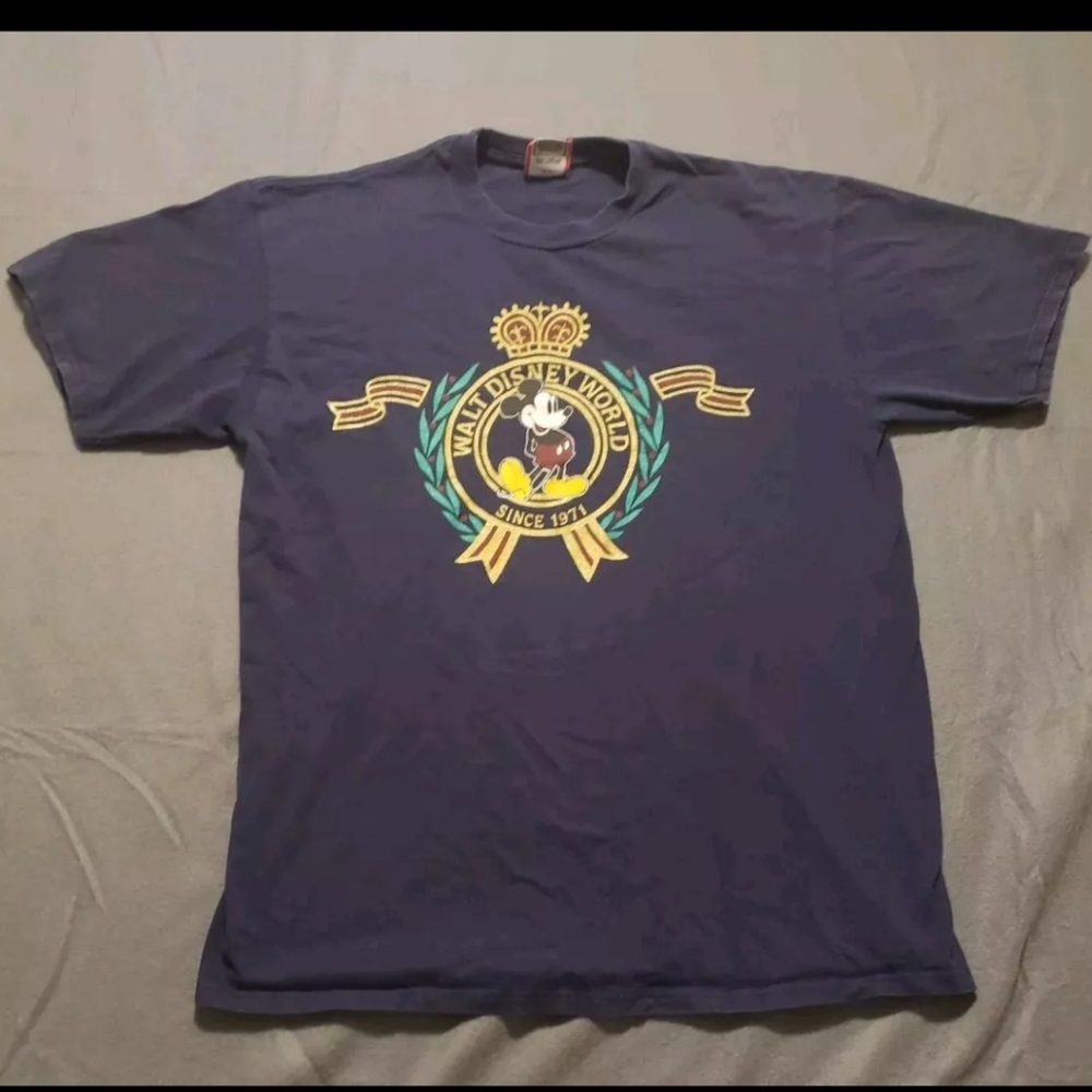 Walt Disney World Size Large Blue shirt